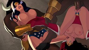 Wonder-woman Dominated By Monster Cocks (Visual Novel)