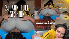 Full Fart Session Newbie in Ohio 23 min - Ft Goddess Marcy