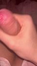 Cute petite trans girl plays with her cock
