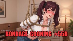 Bondage Gooning #55D: Surrender to Bound Helplessness (Animated, Music, Text)