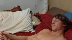 Smooth American Model, Chris Plays with His Dick