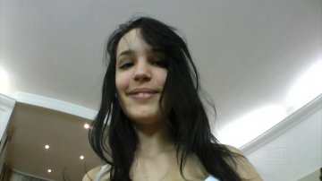 Black Haired Babe Roxy Panther Sucks His Big Dick