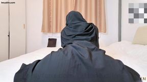 A Naughty Malaysian Hijabi Doing Porn Showing Off Her Ass In Abaya