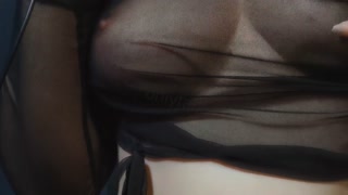 3dio ear eating while showing my nippled