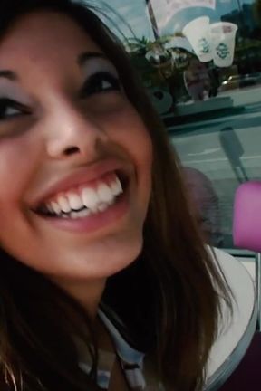 Morgan Dayne Gets Her Face Splattered with Jizz After Getting Picked up