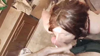 Trans twink takes a hard anal fucking and creampie