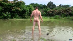 Naked Jock Enjoying His Cock!