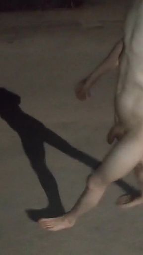 Walking Nude Outdoors