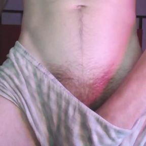 Jerking off in Dark with Colored Light and Thick Cum