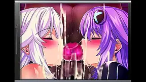 Neptune Tempts Her Rival Beneath the Moonlight in Sensual Hentai Tryst