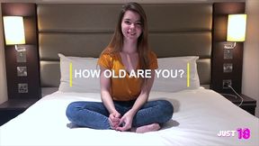 belgium teen lina rosalina first shoot and creampie with old man
