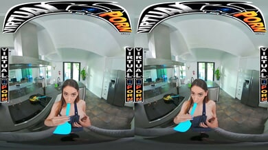 POV: Breakfast time with girlfriend Sera Ryder in the living room