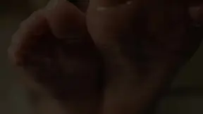 Feet Worship in Bedroom Femdom Tease