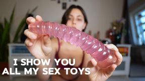 I show you  all my sex toys