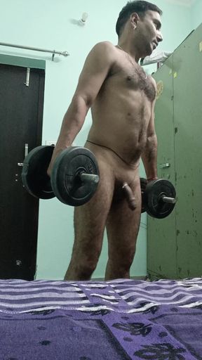 Indian police officer in full masti mood