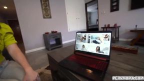 Stepmom Krissy Lynn Entices Her Stepson's Curiosity in a Private Encounter