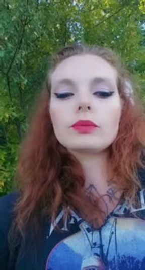 Smoking in the park