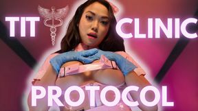 Tit Clinic Protocol: ThePrincessLuxy turns her latex-gloved hands and pillowy chest into medical-grade **** tools