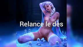 Elsa Frozen hentai french joi avec d&egrave_s (ass play, ice play)
