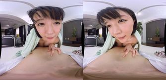 Feel the rush of Arisa Hanyu's sultry Japanese allure in intimate VR passion.