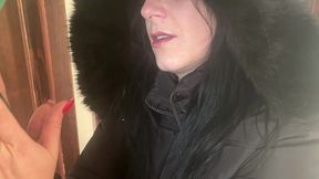 milfycalla- cum on clothes. cum on fluffy jacket