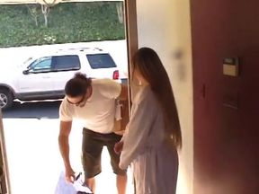 Thick blonde with a delicious fat ass gets fucked from the back