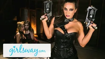 Alexis Fawx dominates Georgia Jones and Abigail Mac in a steamy threesome