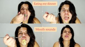 Eating my noodles with a lot of noise - Mouth fetish