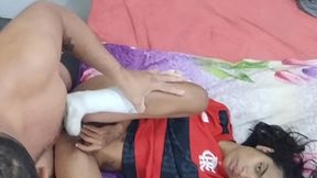 uma putinha flamenguista dando cu