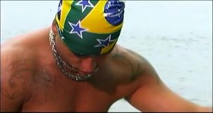 Sara Lemos assfucked on the beach