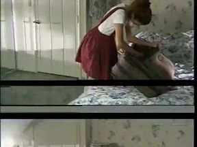 Horny step old man caught his step girl masturbating