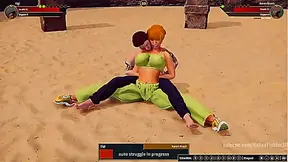 Gigi VS Karen Krash (Naked Fighter 3D)