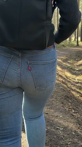 *** Catwalk in Forest: but Clenching Ass Worship POV
