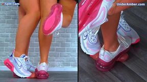 Cock & Ball Trample Training With Goddess Amber & Miss Lucy - Split Cam - 174 - Multi Trampling CBT Ballbusting Balls Crush Crushing Trainers