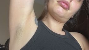 Bushy Armpit Close-Up Inspection
