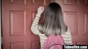 Naughty&#x1F608; teen shares first intimate moment with charming classmate