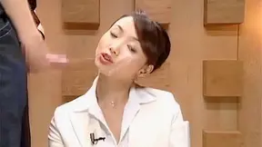 Luscious TV Announcer's Bukkake Dream – Pure JAV Delight!