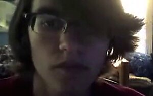 Skinny Twink's Big Cock Webcam Solo