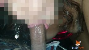 regresando caliente de una fiesta con mi esposo se me antoja tener sexo con el chofer uber
