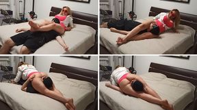 74) Boobs Pincer Scissor !!