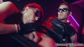 Hot bitch gets fucked hard on billiard table by rockers