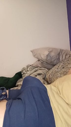 Hlywdjay in Underwear and a Puddle of Cum