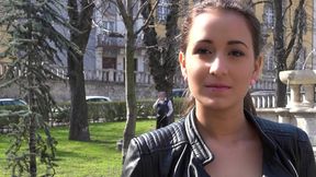 Hot Brunette Sucks Dick