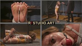 Little Agness - Tight Live Bondage for the Cutie by the Mirror (UHD 4K MP4)