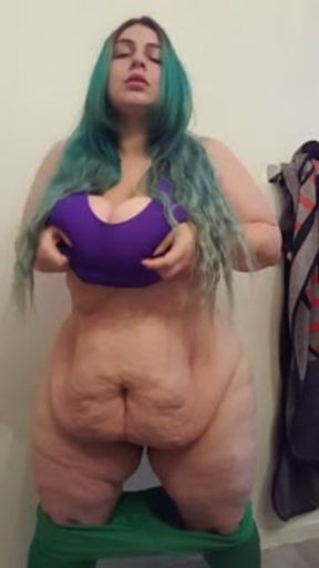 BBW Strip Tease