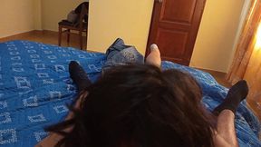 chica nueva de la iglesia cumplio 18 anos y la puse a mamar verga, esta aprendiendo bien, su novio no sabe