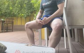 Beefy Stepdad Thought He Was Home Alone