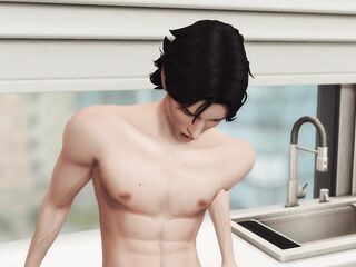 They screw in the kitchen the morning after... - Sims 4 Porn