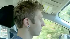 Teen whore gets a good mouthfuck after being picked up