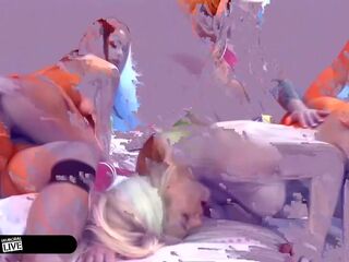 Guiliana Alexis’ Constricted Snatch Stretched By Massive Easter Knob!